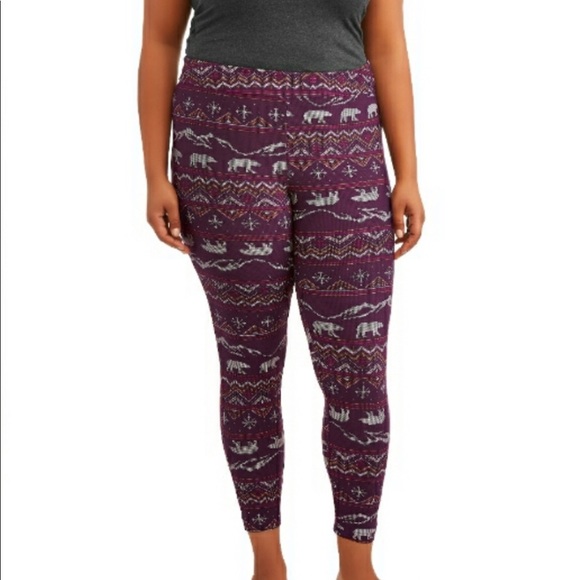 NWT Terra & Sky Polar Bear Holiday Plus Size 0X - Picture 3 of 4